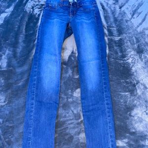 jordache super skinny blue jeans